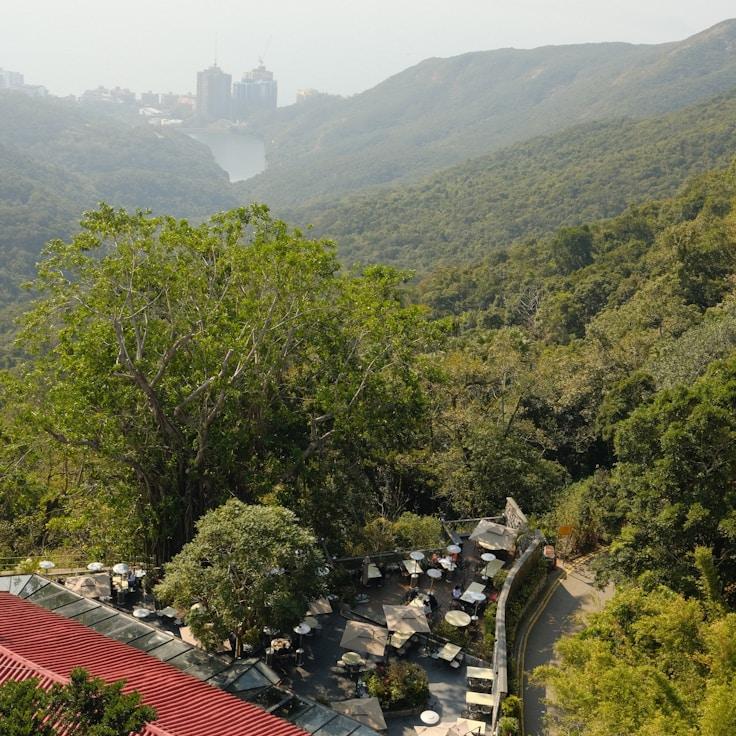 Entertainment zone at night in Italy